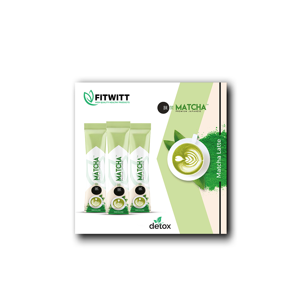 Japanese matcha for weight loss with a latte flavor