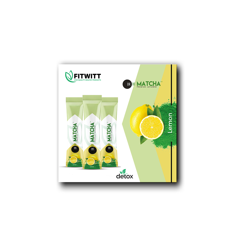 Japanese matcha for weight loss with a lemon flavor