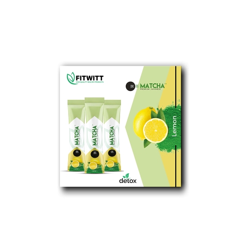 Japanese matcha for weight loss with a lemon flavor